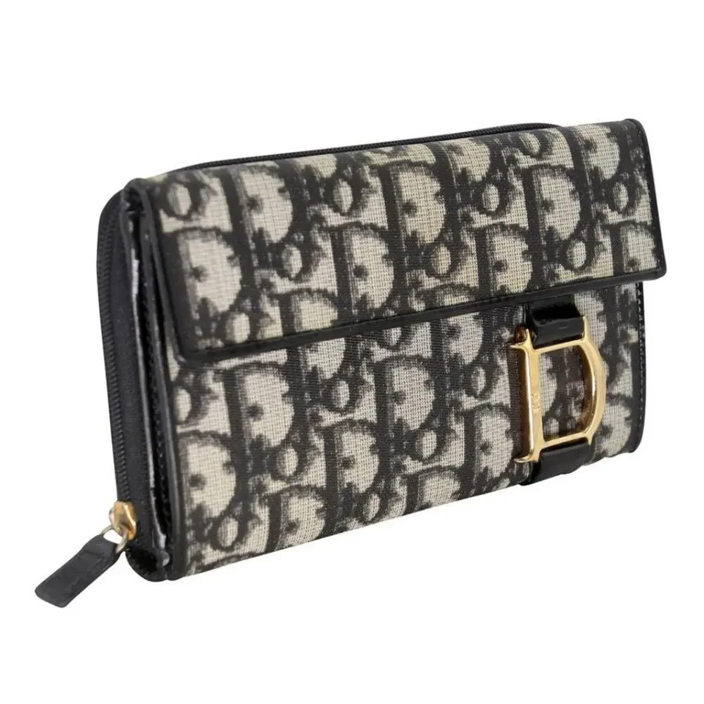 Dior Monogram Oblique Canvas with Gold Charm Wallet CD-0618N-0002